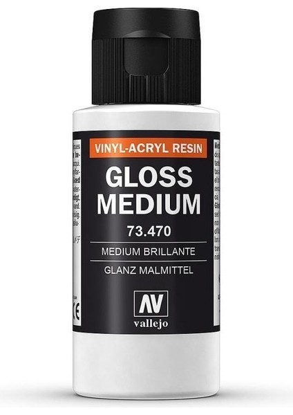 73470 60 Ml. Gloss Medium (Parlaklaştırıcı), Maket Boyası