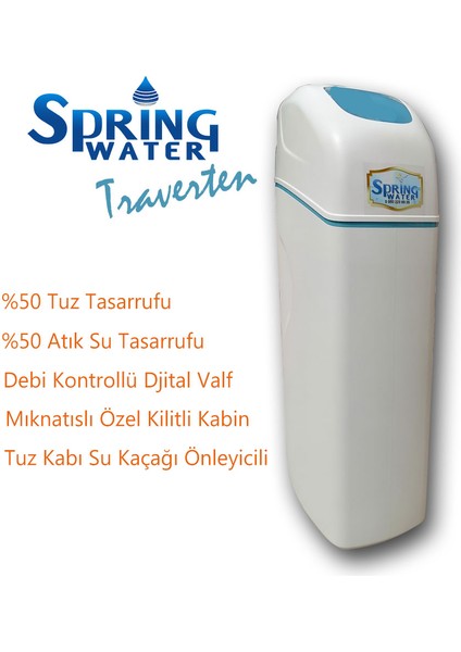 Spring Water Dijital Bina Girişi Genel Su Yumuşatma Cihazı - Sw-Traverten