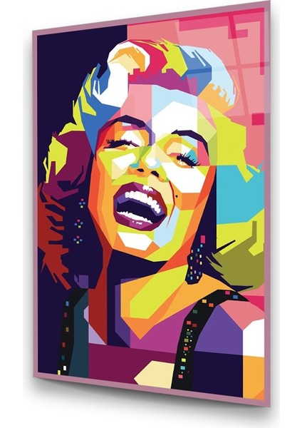 Marilyn Monroe Dikey Cam Tablo