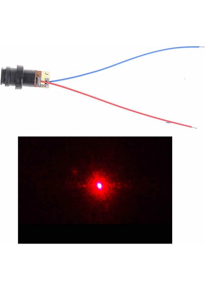 Roba Kablolu Kırmızı Nokta Lazer Modül Platik Kafa 15M Mesafe Diyot