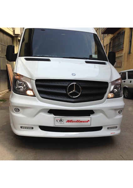(Boyasız) Mercedes Sprinter W906 Facelift Sissiz+Ledli Ön Tampon Geçme 2014-2018 Arası Uyumlu modelleri
