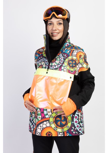 Sd Desenli Siyah Kadın Snowboard Takım fiyatları