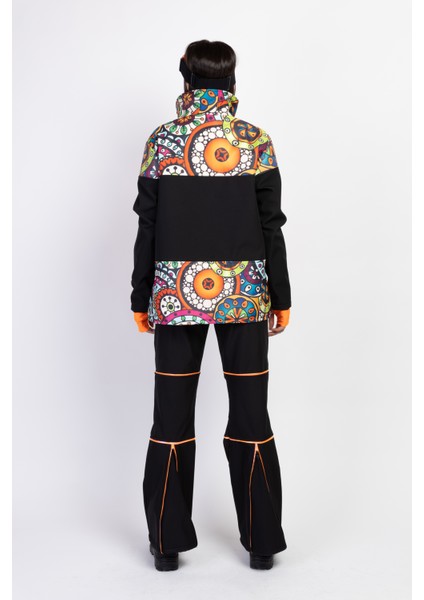 Sd Desenli Siyah Kadın Snowboard Takım fırsatları