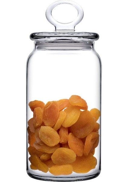 96761 Kitchen Slim Cam Kapaklı Kavanoz 1130cc - 4 Adet fiyatları