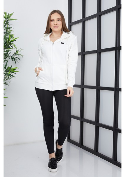 Fermuarlı Kapüşonlu Sweatshirt fırsatları