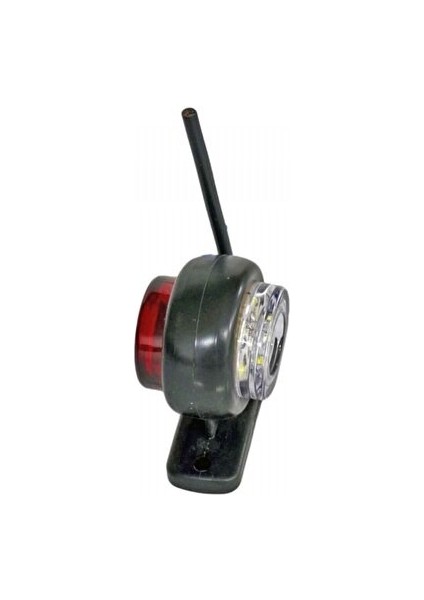 Mini Takoz Lamba 12 Ledli Kırmızı Beyaz 10 Adet Yüksek Işık