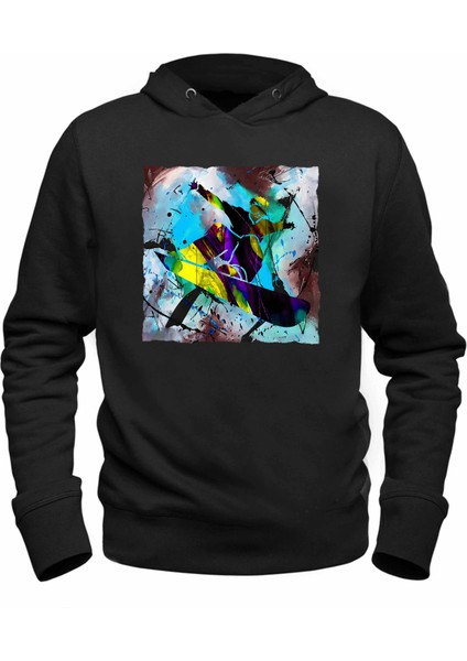Snowboad Siyah Sweatshirt