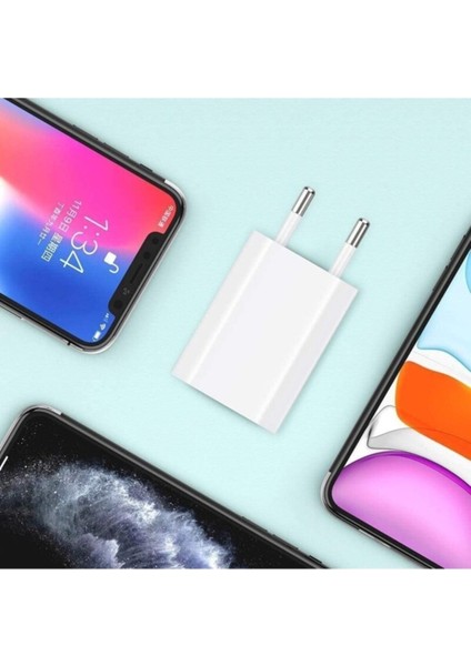 Lightning To USB Şarj Cihazı 5W Apple Iphone 5 6 7 8 x Plus S Max Uyumlu Şarz Aleti