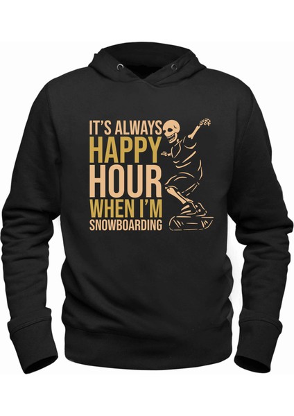 Always Snowboard Siyah Sweatshirt