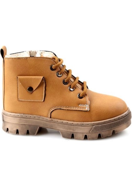 Arz 02341 Unisex Çocuk Kürklü Termal Bot