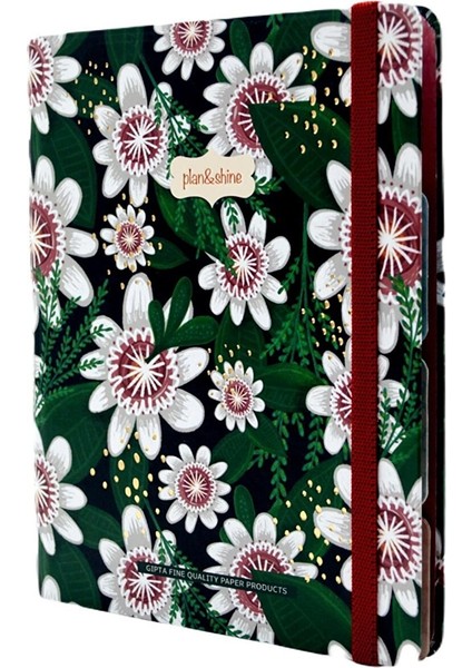Plan&Shine Spiralli Seperatörlü Sert Kapak Defter 2023 A5 120 Yaprak Planner