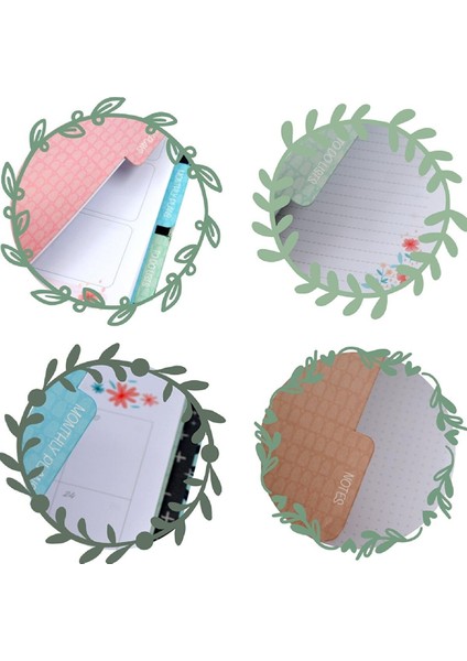 Plan&Shine Spiralli Seperatörlü Sert Kapak Defter 2023 A5 120 Yaprak Planner
