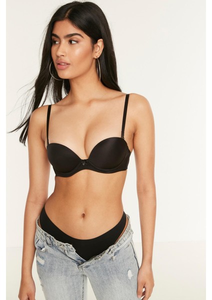 Kadın Push-Up Çift Dolgulu Siyah Sütyen 337040
