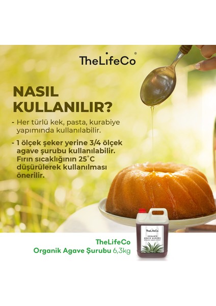 The Lifeco Organik Agave Şurubu 6.3 kg