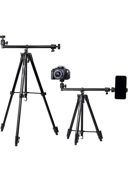 KP2207 Profesyonel Tripod 4 Farklı Yükseklik Ayarı 133 cm 360 Derece Dönebilen Başlık modelleri