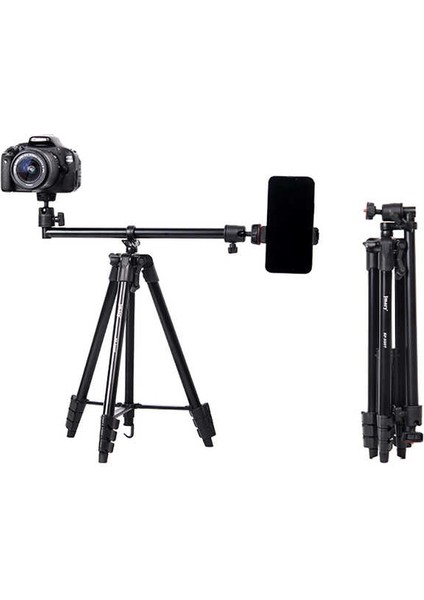 KP2207 Profesyonel Tripod 4 Farklı Yükseklik Ayarı 133 cm 360 Derece Dönebilen Başlık fırsatları