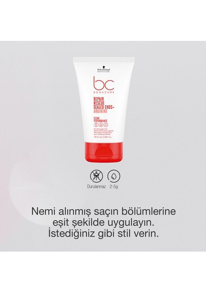Bc Bonacure Repair Rescue Sealed Ends+ Arginine Serum 100 Ml