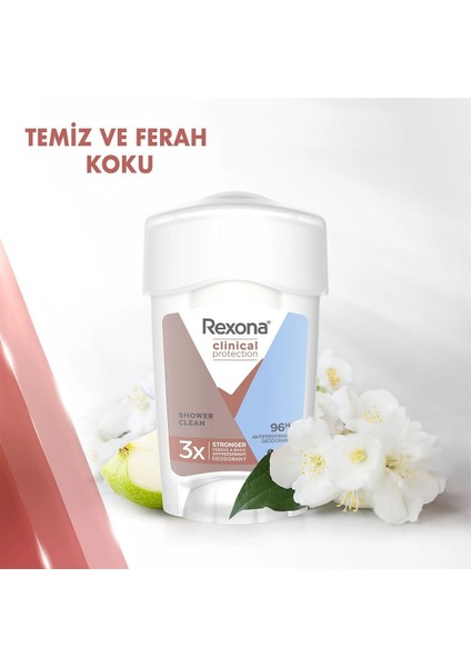 Clinical Protection Shower Clean ve Active Fresh 2'li Set 45 ml modelleri