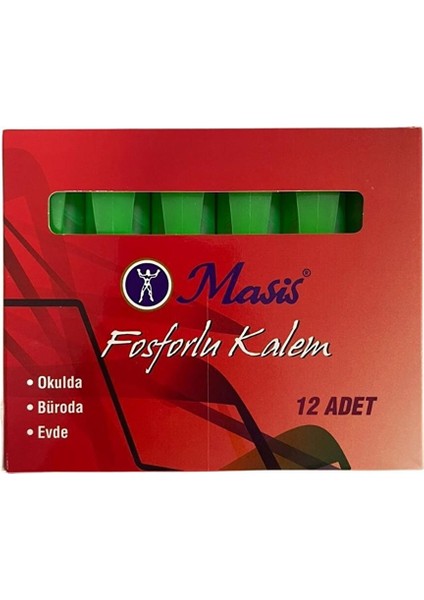 Fosforlu Kalem 12'li Paket