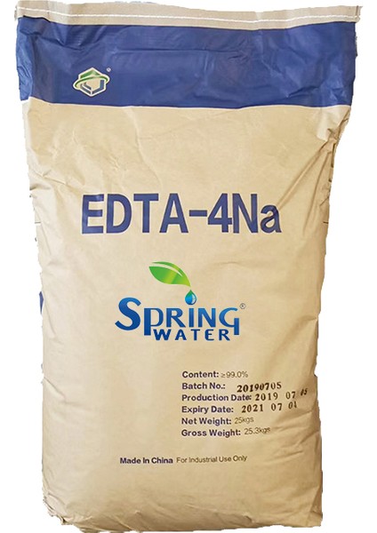 Sodyum Edta (Toz) Bazik Ro Yıkama Kimyasalı 25KG
