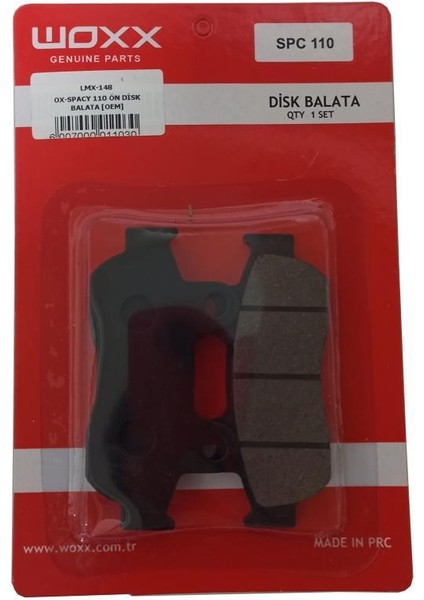 Ox-Spacy 110 Ön Disk Balata [oem]