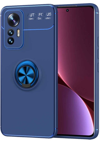 Xiaomi Mi 12 Lite Kılıf Zore Ravel Yüzüklü Silikon Kılıf