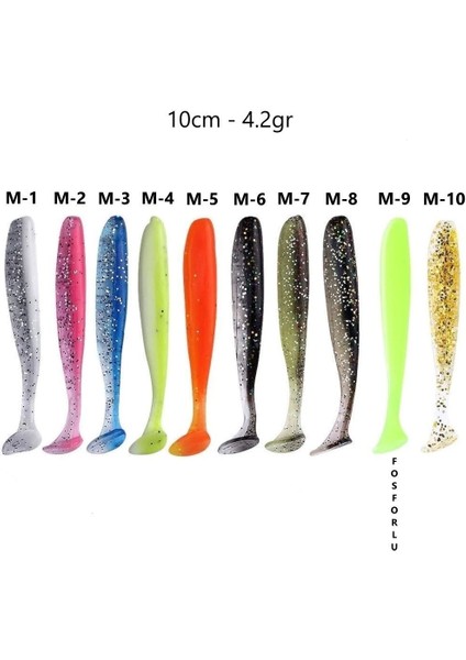 VIP Kalite Olta Balıkçılık Silikon 10cm - 4.2gr Lure Yapay Yem