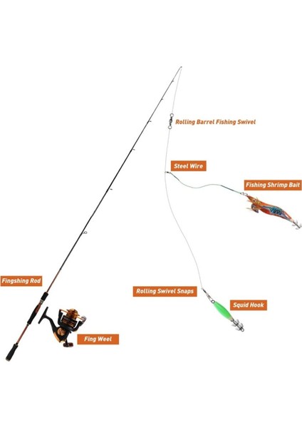 Olta Balıkçılık 4.0# 15cm Karides Kalamar Zoka Yapay Yem