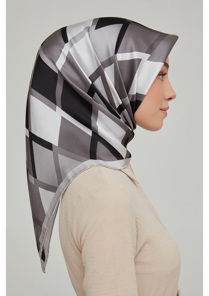 Özel Nostalji Serisi Twill Ipek Eşarp 8664D 8 modelleri