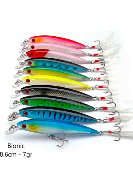 MSO Teknoloji Olta Balıkçılık Minnow 8.6cm - 7gr Rapala Yapay Yem