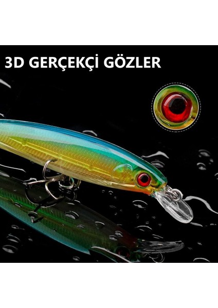 MSO Teknoloji Olta Balıkçılık Minnow 8.6cm - 7gr Rapala Yapay Yem