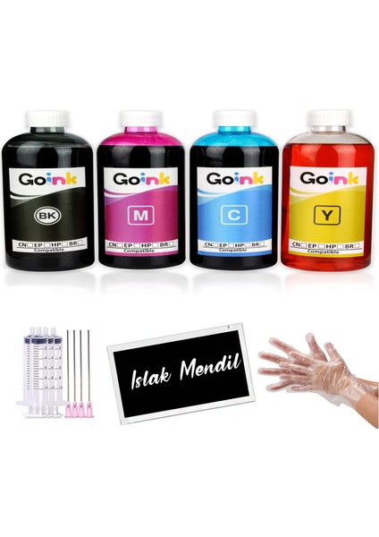 Epson L3156 Mürekkep 4X250 ml (Muadil)