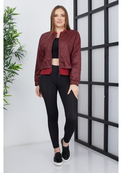 Kadın Çift Kumaşlı Fermuarlı Spor Ceket indirimleri