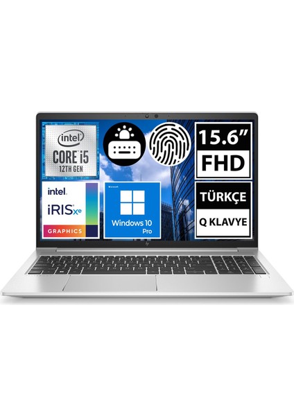Elitebook 650 G9 6S727EA10 I5-1235U 16GB 512SSD 15.6" Fullhd Windows 11 Pro Taşınabilir Bilgisayar