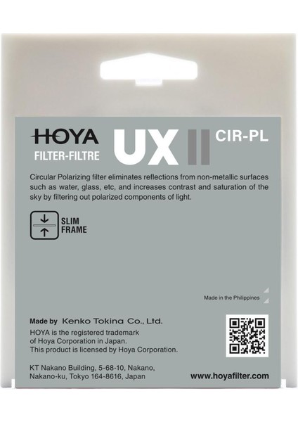 40.5mm Ux Iı Cpl Filtre
