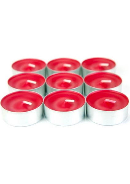 Tealights Dekoratif Süs Romantik Mum 100'lü Kırmızı fiyatları