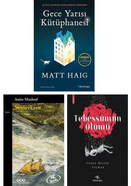 Gece Yarısı Kütüphanesi - Semerkant - Tebessümün Ölümü - 3 Kitap
