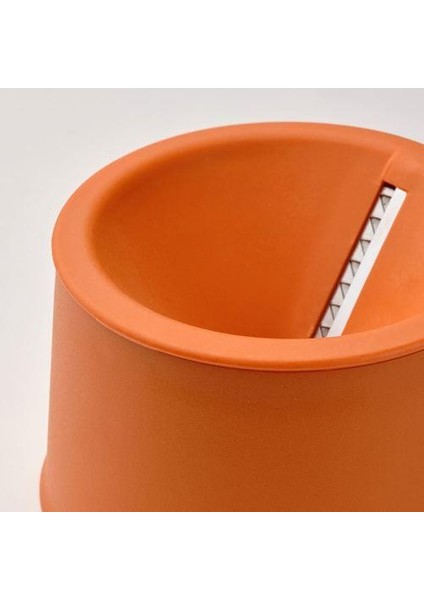 2 Parça Sebze Dilimleyici Meridyendukkan 6 cm Yeşil-Turuncu Renk Pratik Mutfak Ürünleri