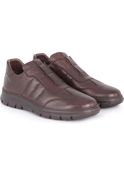 L4523 Deri Erkek Casual Ayakkabı Kahve modelleri