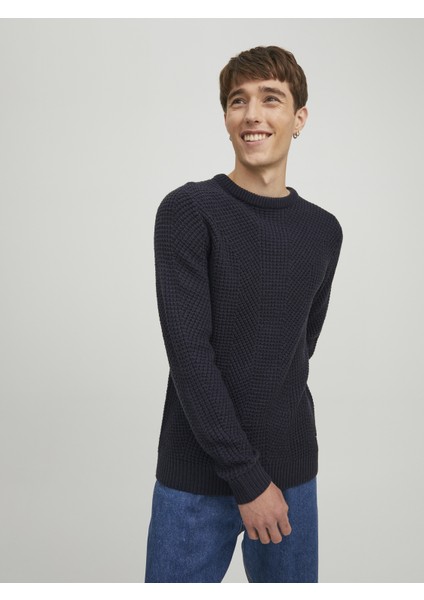 Jack & Jones Düz Renk Bisiklet Yaka Triko- Stanford