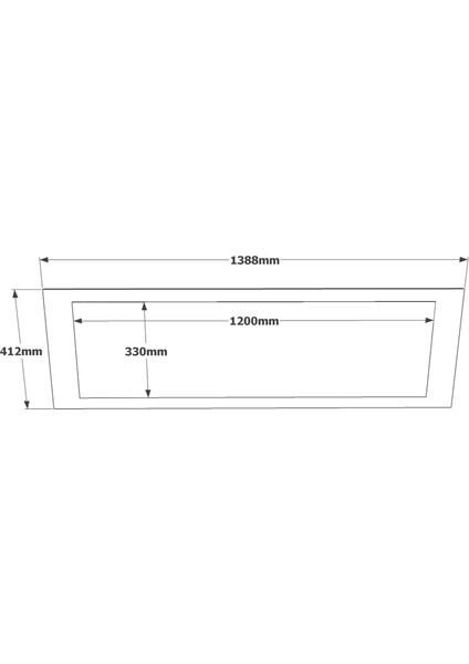 L'occi Concept HW26 Hewson Metal Aynalı Konsol 4 Kapaklı