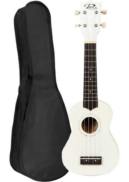 PK21 Beyaz Soprano Ukulele Kılıf ve Pena Hediye!