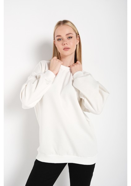 Kadın Mountainous Baskılı Oversize Sweatshirt indirimleri