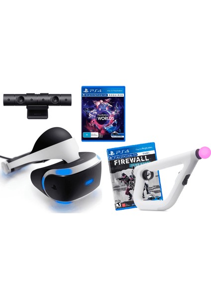 Sony Vr Sanal Gerçeklik Gözlüğü + Kamera + Aim Controller + 2 Adet Move + Vr Oyun Renewed