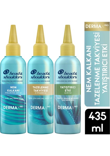 Dermaxpro Kepek Saç Derisi Balsamı 145 ml x3 (+Nem Kalkanı+)