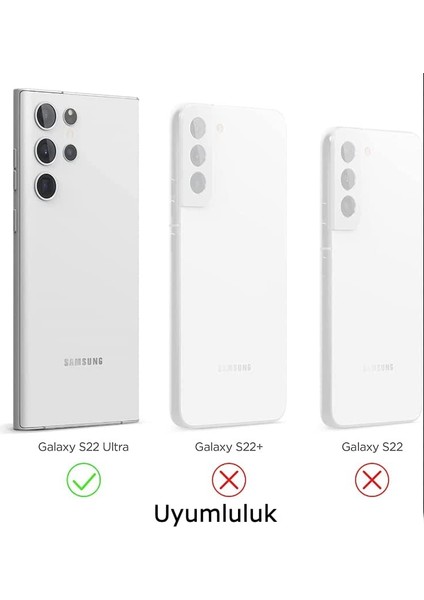 Samsung Galaxy S22 Ultra Kılıf, Şeffaf Silikon Kamera Korumalı S22 Ultra Kılıfı indirimleri
