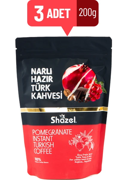 Narlı Hazır Türk Kahvesi 200 gr x 3'lü