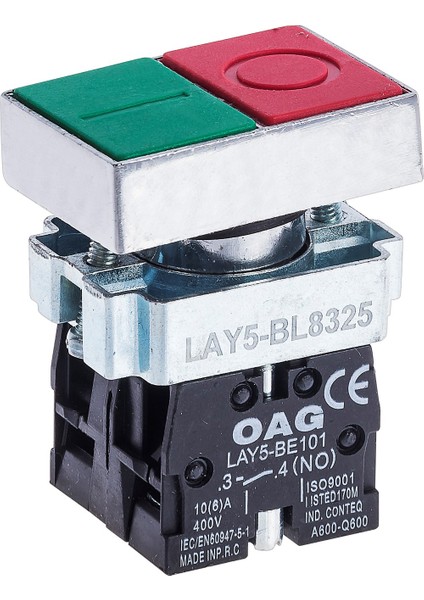 Ikiz Buton Start-Stop Metal