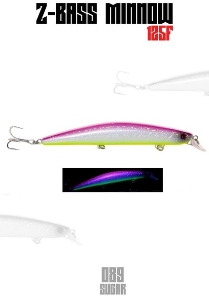 Z-Bass Minnow 125F 21GR Maket Balık Sugar