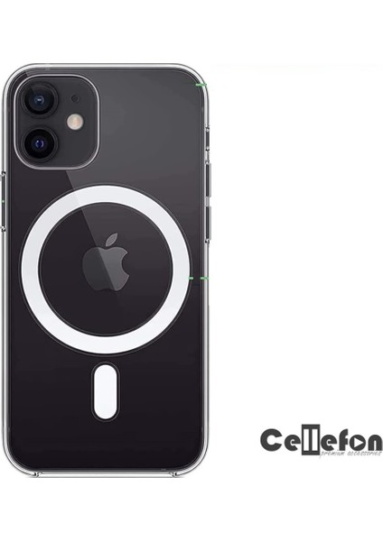 iPhone 12 Şeffaf Magsafe Kılıf